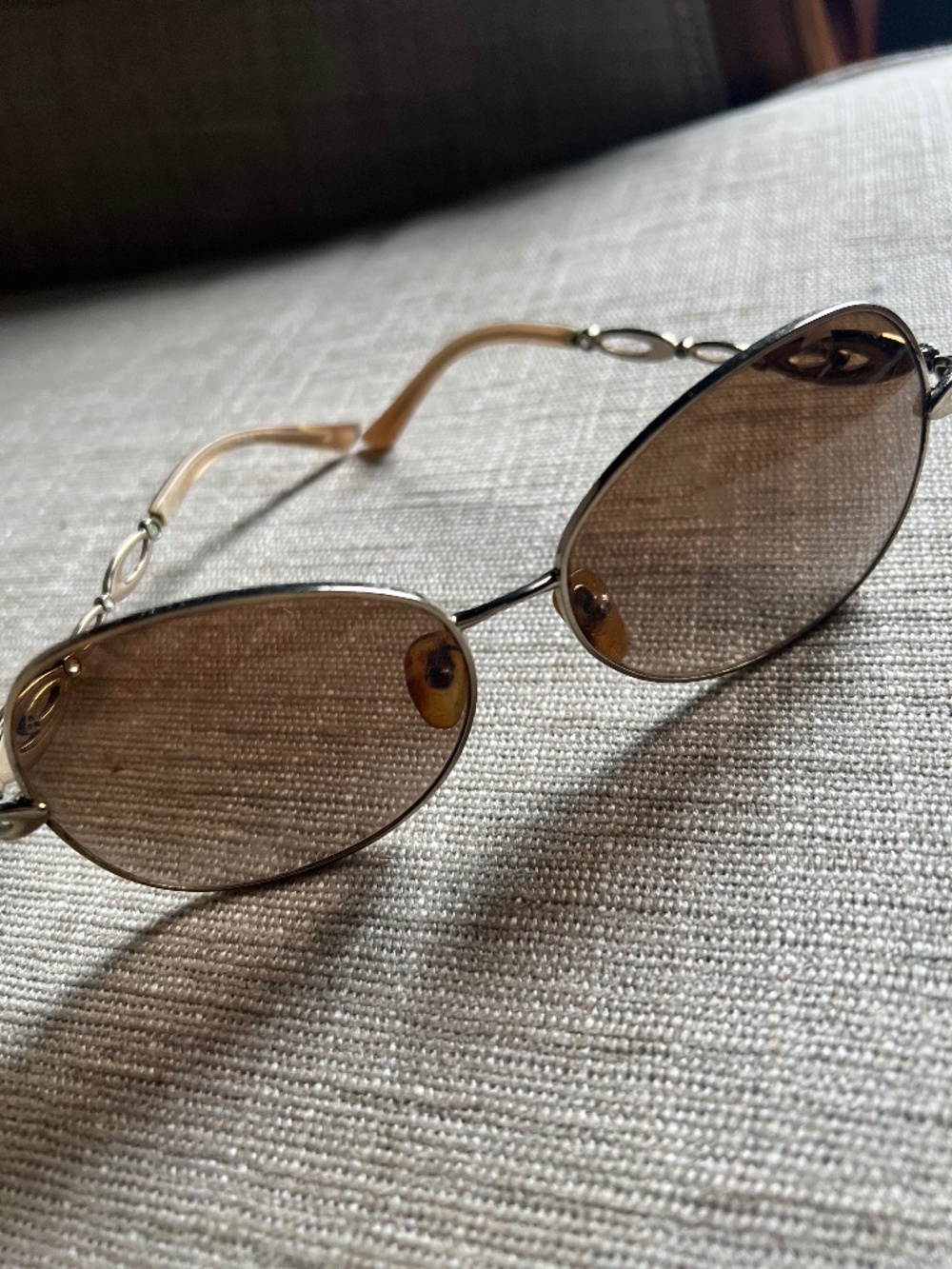 Dolce & Gabbana sunglasses gold with crystal